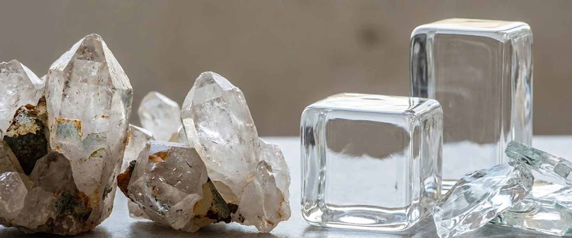 Fused vs. Natural Crystal