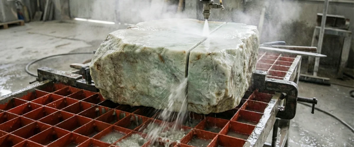 Waterjet Cutting in Jade Processing 3 Waterjet Cutting in Jade Processing