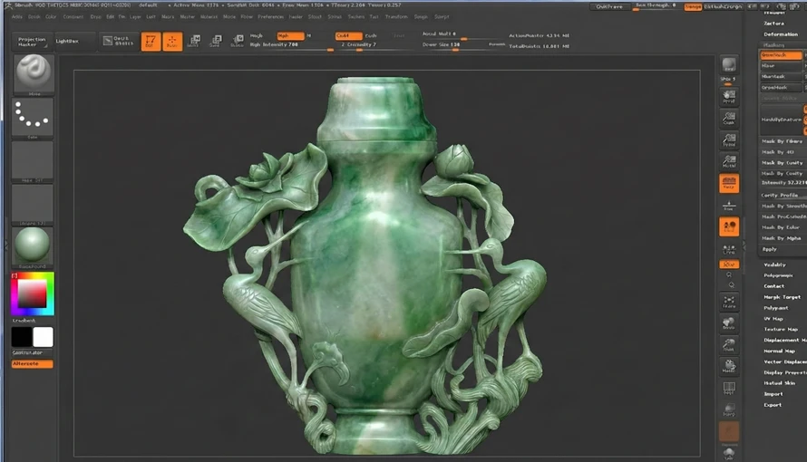 ZBrush processing