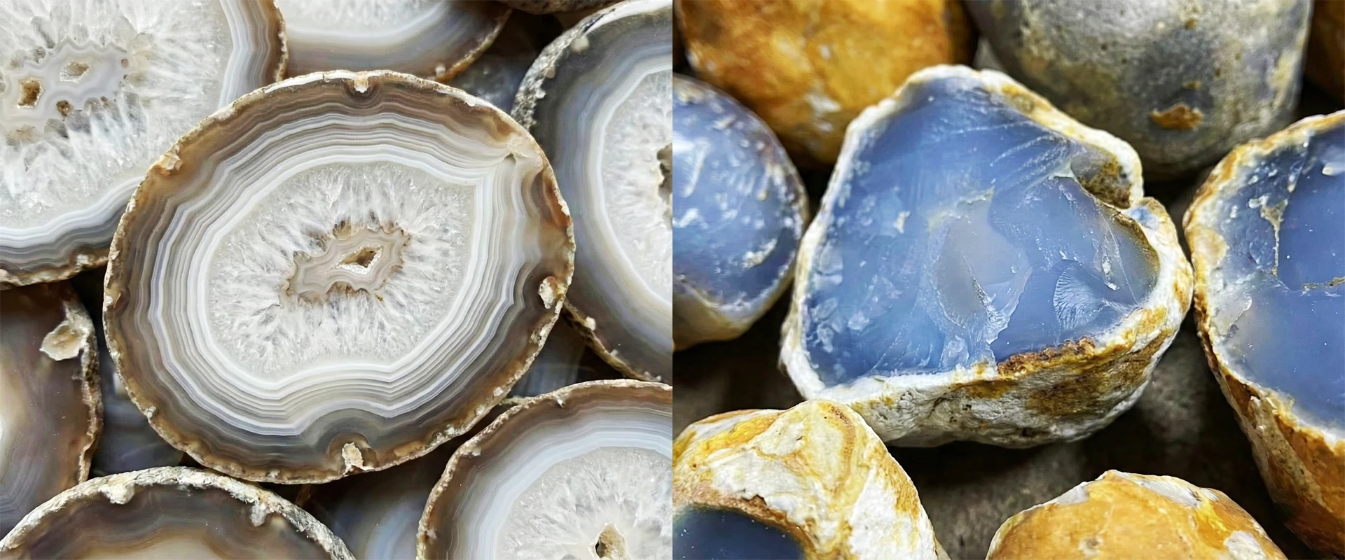 Agate vs Chalcedony
