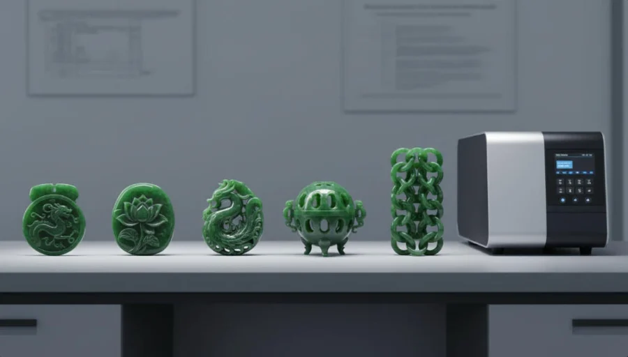 5 jade processing carving