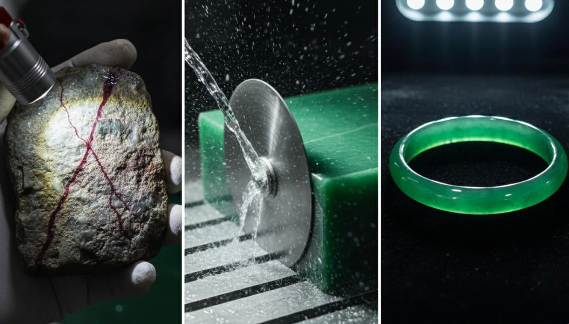 Jade Bangle Manufacturing Process