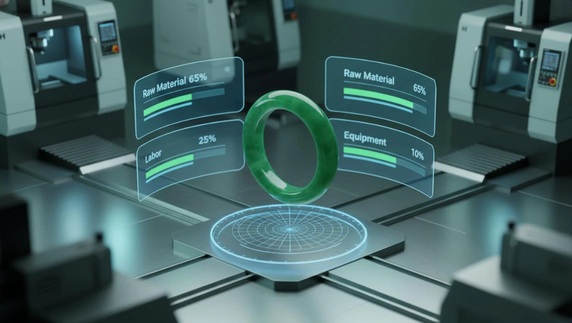 Jade Processing Cost Breakdown by Percentage