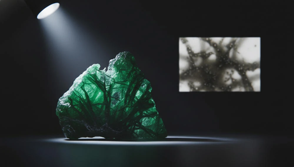 STRUCTURAL DIFFERENCES for real and fake jade