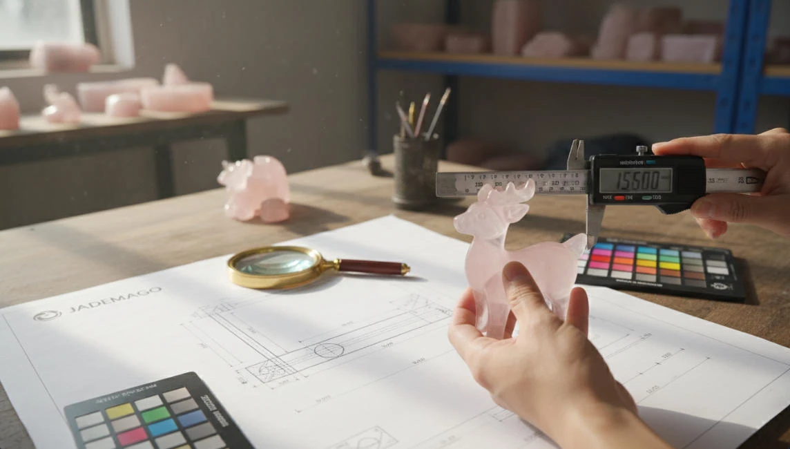 custom crystals order before sample