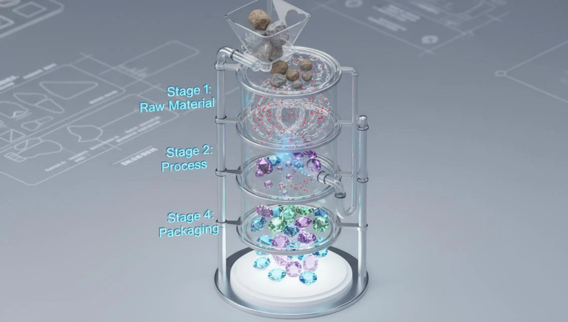 Full-Chain Gemstone Manufacturing Quality Control
