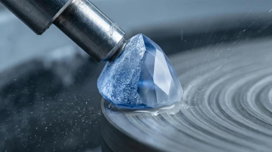 A Topaz Being lapping