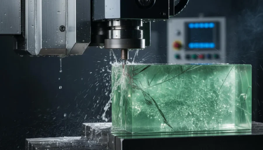 why jade parts crack during machining