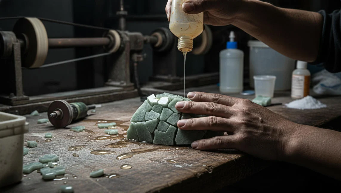 Jade Wholesale Risks: The Complete Guide to Material Fraud Detection 7 Composite and Spliced Jade about jade wholesale risks