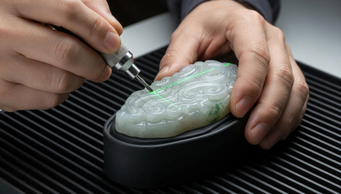 Preventing Deviation in Manual Jade Carving