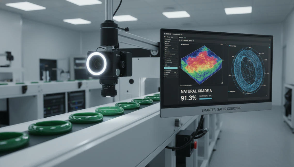 How AI Is Redefining Jade Wholesale Risks: The Future of Smarter, Safer B2B Jade Sourcing 2 The Application of AI in the Field of Jade