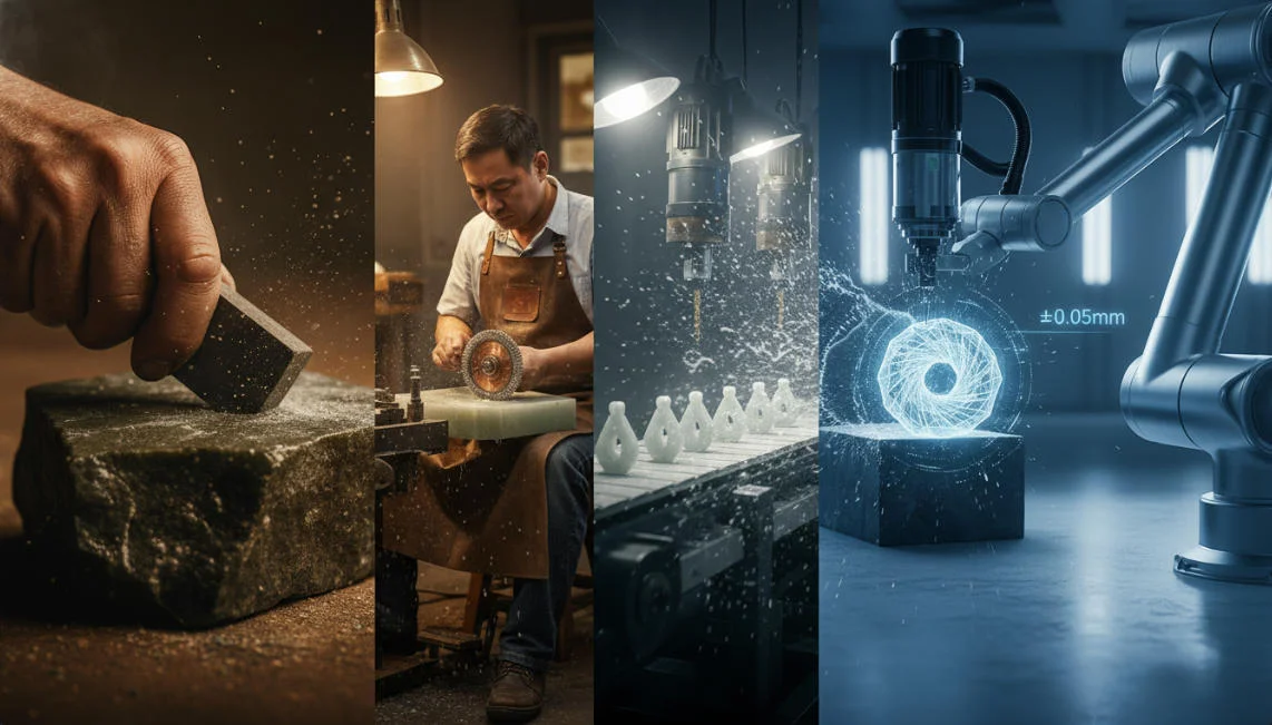 How the Evolution of Jade Carving Tools Has Fundamentally Changed Efficiency and Quality in Jade Manufacturing 2 The Evolution of Jade Carving